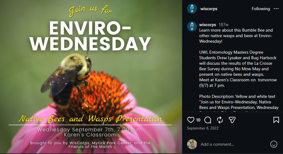 7Sept EnviroWednesdays IG Post Pre event